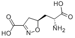 (R)-5-((R)-2-AMINO-2-CARBOXYETHYL)-4,5-DIHYDROISOXAZOLE-3-CARBOXYLIC ACID Struktur