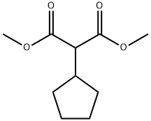 Dimethyl cyclopentylmalonate Struktur