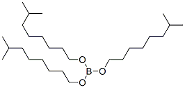 triisononyl orthoborate Structure