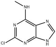 2-CHLORO-N-METHYL-9H-PURIN-6-AMINE Structure