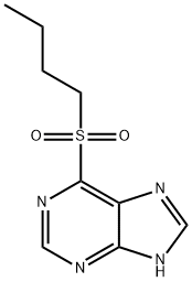 6-(Butylsulfonyl)purine,82499-13-6,结构式