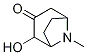 2-hydroxy-8-methyl-8-azabicyclo[3.2.1]octan-3-one 结构式