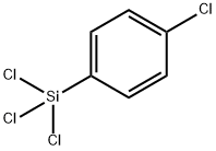 トリクロロ(4-クロロフェニル)シラン 化学構造式