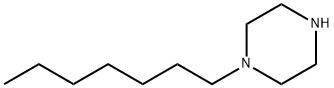 1-N-ヘプチルピペラジン 化学構造式
