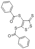 4,5-BIS(BENZOYLTHIO)-1,2-DITHIOL-3-THIONE Structure