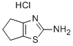 2-Amino-5,6-dihydro-4H-cyclopentathiazole hydrochloride Structure