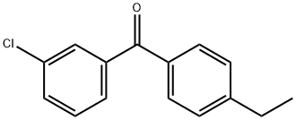 3-CHLORO-4'-ETHYLBENZOPHENONE,82520-41-0,结构式