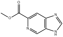 3H-咪唑并[4,5-C]吡啶-6-甲酸甲酯,82523-07-7,结构式
