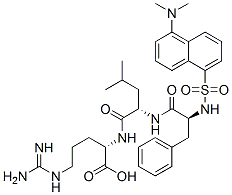 dansyl-phenylalanyl-leucyl-arginine,82543-28-0,结构式