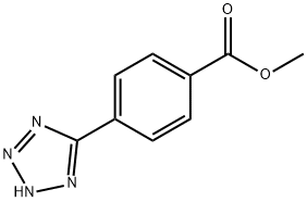 4-(2H-1,2,3,4-四唑-5-基)苯甲酸甲酯,82544-82-9,结构式
