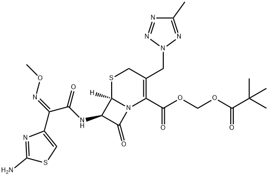 头孢特仑新戊酯,82547-81-7,结构式