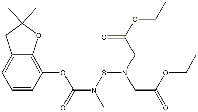 ethyl 2-[[(2,2-dimethyl-3H-benzofuran-7-yl)oxycarbonyl-methyl-amino]su lfanyl-(ethoxycarbonylmethyl)amino]acetate|