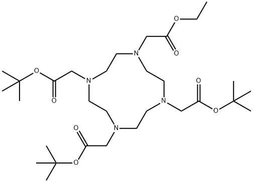 DOTA四乙酸酯, 825625-07-8, 结构式