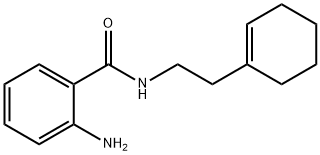 2-氨基-N-(2-(环己烷-1-烯-1-基)乙基)苯甲酰胺,825657-70-3,结构式