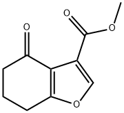 METHYL 4-OXO-4,5,6,7-TETRAHYDRO-1-BENZOFURAN-3-CARBOXYLATE Struktur
