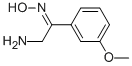 2-AMINO-1-(3-METHOXY-PHENYL)-ETHANONE OXIME Struktur