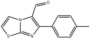 6-(4-甲苯)咪唑并[2,1-B][1,3]噻唑-5-甲醛 结构式