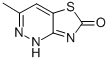 3-Methylthiazolo(4,5-c)pyridazin-6(1H)-one Struktur