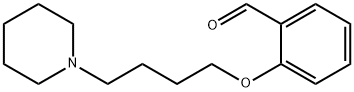 2-[4-(1-ピペリジニル)ブトキシ]ベンズアルデヒド 化学構造式