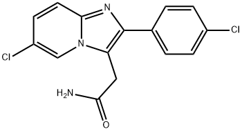 6-Chloro-2-(4-chlorophenyl)imidazo[1,2-α]pyridine-3-acetamide