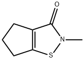 5,6-二氢-2-甲基-2H-环戊并[D]异噻唑-3(4H)-酮,82633-79-2,结构式