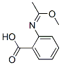 Benzoic acid, 2-[(1-methoxyethylidene)amino]- (9CI) Structure