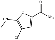 2-Furancarboxamide,  4-chloro-5-(methylamino)- Structure