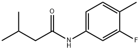 Butanamide, N-(3-fluoro-4-methylphenyl)-3-methyl- (9CI) 结构式