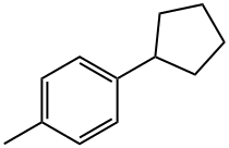 1-环戊基-4-甲基苯, 827-55-4, 结构式