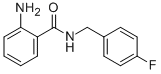 2-AMINO-N-(4-FLUOROBENZYL)BENZAMIDE 结构式