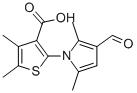 2-(3-FORMYL-2,5-DIMETHYL-1H-PYRROL-1-YL)-4,5-DIMETHYL-3-THIOPHENECARBOXYLIC ACID Structure