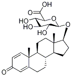 (17BETA)-3-氧代雄甾-1,4-二烯-17-基 BETA-D-吡喃葡糖苷酸, 827019-65-8, 结构式