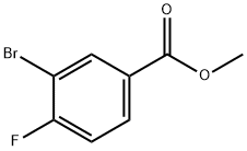 3-BROMO-4-FLUORO-BENZOIC ACID METHYL ESTER Structure