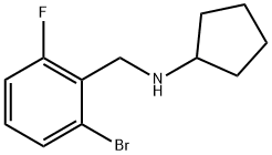 N-Cyclopentyl 2-broMo-6-fluorobenzylaMine Struktur