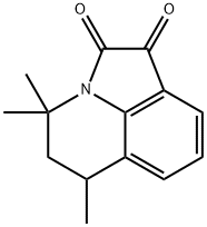 4,4,6-三甲基-5,6-二氢-4H-吡咯并[3,2,1-IJ]喹啉-1,2-二酮 结构式