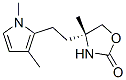 2-Oxazolidinone,4-[2-(1,3-dimethyl-1H-pyrrol-2-yl)ethyl]-4-methyl-,(4R)-(9CI),827344-89-8,结构式