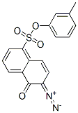 m-tolyl 6-diazo-5,6-dihydro-5-oxonaphthalene-1-sulphonate Structure