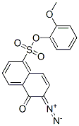 o-anisyl 6-diazo-5,6-dihydro-5-oxonaphthalene-1-sulphonate Structure