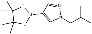 827614-66-4 1-イソブチル-4-(4,4,5,5-テトラメチル-1,3,2-ジオキサボロラン-2-イル)-1H-ピラゾール