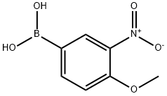 4-甲氧基-3-硝基苯硼酸,827614-67-5,结构式