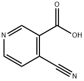 3-Pyridinecarboxylic  acid,  4-cyano- Struktur