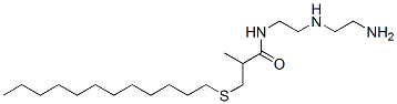 82766-25-4 N-[2[(2-氨乙基)氨]乙基]-3-(十二碳硫)-2-甲基-丙酰胺