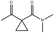 Cyclopropanecarboxamide, 1-acetyl-N,N-dimethyl- (9CI)|
