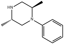(2R,5S)-2,5-DiMethyl-1-phenyl-piperazine Struktur