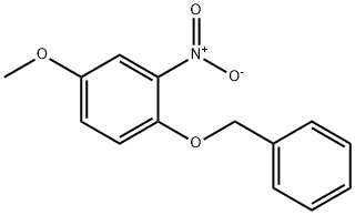 4-Methoxy-2-nitro-1-(phenylmethoxy)benzene Struktur