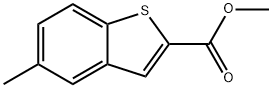 5-METHYL-BENZO[B]THIOPHENE-2-CARBOXYLIC ACID METHYL ESTER 化学構造式