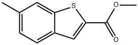 6-メチル-1-ベンゾチオフェン-2-カルボン酸エチル 化学構造式