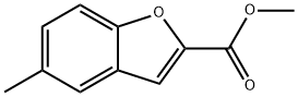 METHYL 5-METHYLBENZOFURAN-2-CARBOXYLATE Structure