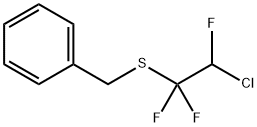 benzyl-2-chloro-1,1,2-trifluoroethyl sulfide Structure