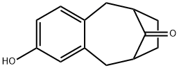5-Hydroxytricyclo[8.2.1.03,8]trideca-3,5,7-trien-13-one Struktur